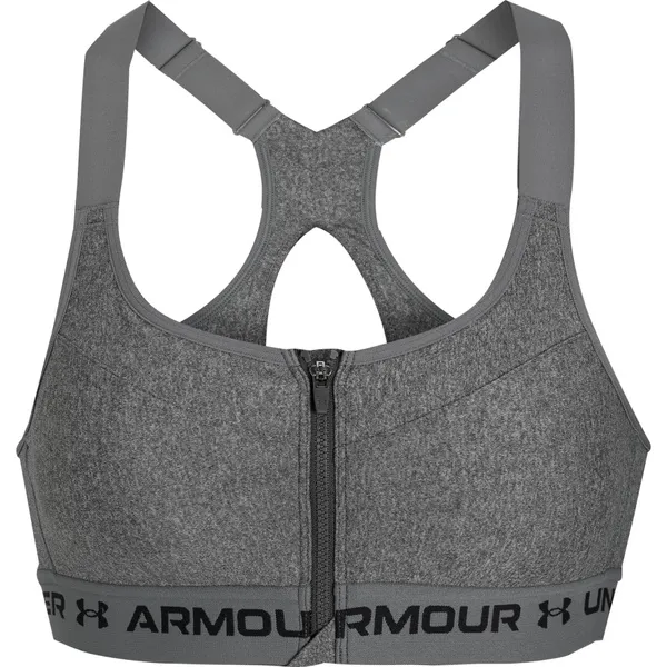 Women's Under Armour High Crossback Front Zip Sports Bra