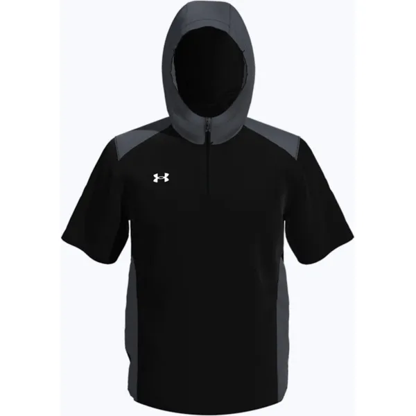 Under Armour Men's UA Command Short Sleeve Hoodie Gray Size XL