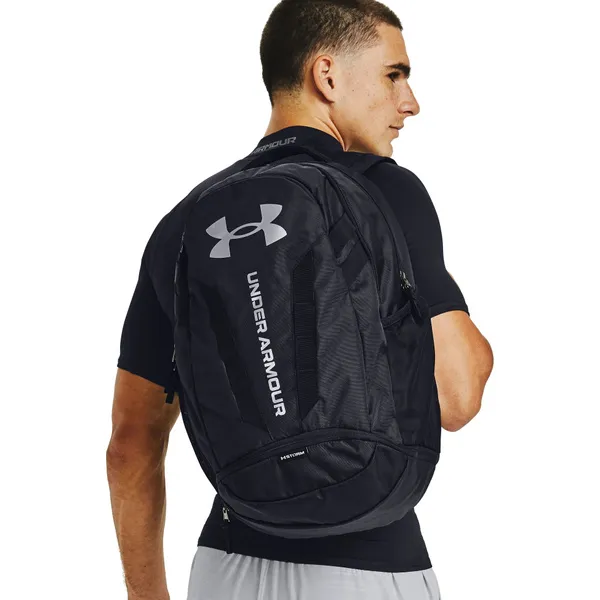 UA Hustle 5.0 Backpack 29, Black/grey - backpack - UNDER ARMOUR