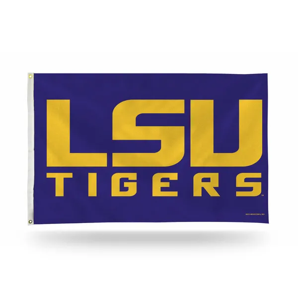 Louisiana State University Tigers Deluxe Grommet Flag NCAA Licensed 3' x 5'